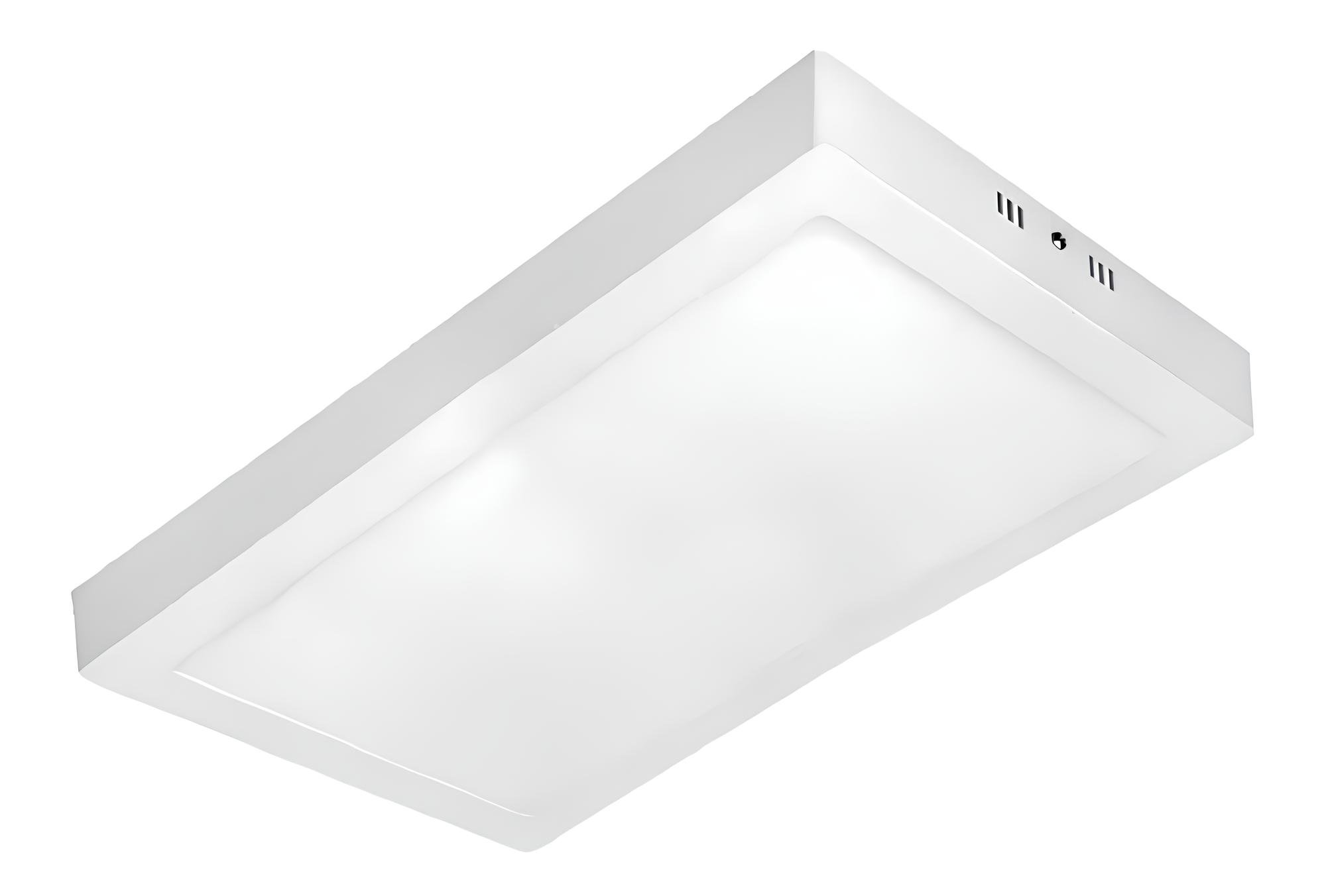 Luminária Plafon de Led 30x60 Sobrepor 36w Luz Branco Frio 6000k Bivolt - 2