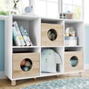 Ver imagem 1 de Estante Infantil para Brinquedoteca Tivoli Branco/Carvalho Treviso