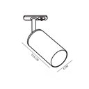 Ver imagem 4 de Kit Trilho Taschibra com 3 Spot Track Mr11 Gu10 Bivolt Branco