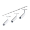 Ver imagem 2 de Kit Trilho Taschibra com 3 Spot Track Mr11 Gu10 Bivolt Branco