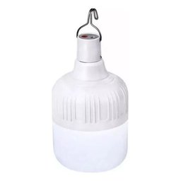 Lâmpada Led Emergência Recarregável Usb Bivolt 60w:127/220v/branca-frio - 1