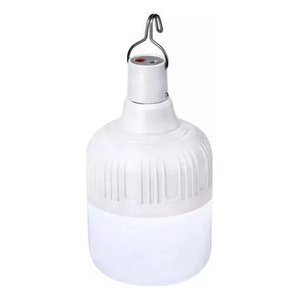 Lâmpada Led Emergência Recarregável Usb Bivolt 60w:127/220v/branca-frio