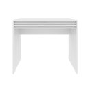 Ver imagem 6 de Mesa Escrivaninha para Escritório com 1 Gaveta Ripada 90 Cm Cor:branco