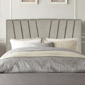 Cabeceira Estofada Casal 140CM Bélgica Linho Bege - D A DECOR D&A Decor