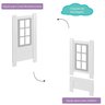 Kit Janela para Cama Montessoriano Casinha Garden Casatema MadeiraOriginals - 4
