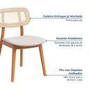 Ver imagem 6 de Kit 2 Cadeiras Madeira Maciça Liz CabeCasa MadeiraOriginals Amarelo/Mel
