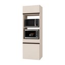 Ver imagem 1 de Paneleiro Armário Cozinha para Forno/Micro-Ondas 2 Portas Suspenso Milano Multimóveis MP2418 Vanilla