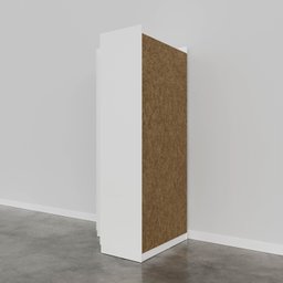 Guarda Roupa de Canto Reto Modular com 3 Prateleiras 2 Gavetas Hera CabeCasa MadeiraMadeira - 14