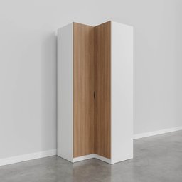 Guarda Roupa de Canto Reto Modular com 3 Prateleiras 2 Gavetas Hera CabeCasa MadeiraMadeira - 9