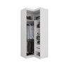 Guarda Roupa de Canto Reto Modular com 3 Prateleiras 2 Gavetas Hera CabeCasa MadeiraMadeira - 15