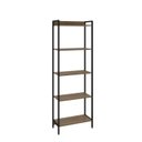 Ver imagem 3 de Estante de Livros Industrial 60CMX187CM Multiuso 5 Prateleiras 187CMX60CMX30CM Active Yescasa Marrom