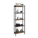 Ver imagem 2 de Estante de Livros Industrial 60CMX187CM Multiuso 5 Prateleiras 187CMX60CMX30CM Active Yescasa Marrom