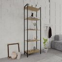 Ver imagem 1 de Estante para Livros Industrial Aço Multiuso 5 Prateleiras 187cmx60cmx30cm Active Yescasa
