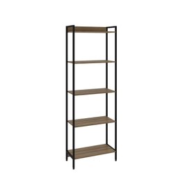 Estante de Livros Industrial 60CMX187CM Multiuso 5 Prateleiras 187CMX60CMX30CM Active Yescasa Marrom - 3 Estante de Livros Industrial 60CMX187CM Multiuso 5 Prateleiras 187CMX60CMX30CM Active Yescasa Marrom - 3