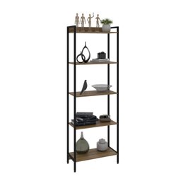 Estante de Livros Industrial 60CMX187CM Multiuso 5 Prateleiras 187CMX60CMX30CM Active Yescasa Marrom - 2 Estante de Livros Industrial 60CMX187CM Multiuso 5 Prateleiras 187CMX60CMX30CM Active Yescasa Marrom - 2