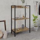 Ver imagem 1 de Estante para Livros Industrial 3 Prateleiras 104cmx60cm Active Yescasa