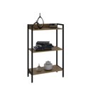 Ver imagem 2 de Estante de Livros Industrial 60CMX104CM 3 Prateleiras Active Yescasa Marrom
