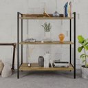 Ver imagem 6 de Estante para Livros Industrial 3 Prateleiras 104cmx80cm Active Yescasa