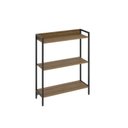 Ver imagem 3 de Estante de Livros Industrial 80CMX104CM 3 Prateleiras Active Yescasa Marrom