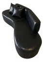 Ver imagem 5 de Sofá 250 cm Estilo Conforto Virginia Corino Modena:Preto