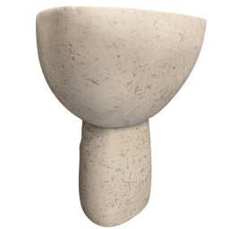 Cachepot Vaso Em Cimento Grey Top 20X16X16,5 Cm - 2
