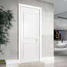 Folha de Porta Madeira 210x72cm Decorada com Boiserie Casablanca - 1