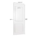 Ver imagem 4 de Folha de Porta Madeira 210x80cm Decorada com Boiserie Casablanca