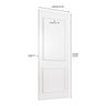 Folha de Porta Madeira 210x82cm Decorada com Boiserie CasaBlanca - 4