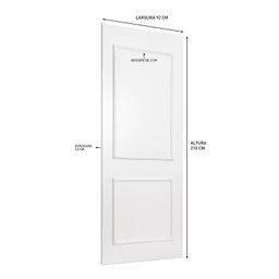 Folha de Porta Madeira 210x92cm Decorada com Boiserie CasaBlanca - 4