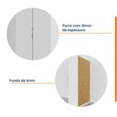 Ver imagem 7 de Guarda Roupa de Canto Closet Modular com 6 Prateleiras Hera CabeCasa MadeiraOriginals
