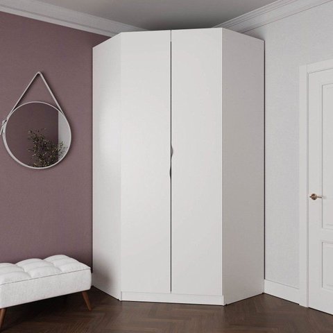 Guarda Roupa de Canto Closet Planejado com 6 Prateleiras Hera CabeCasa MadeiraOriginals