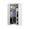 Guarda Roupa de Canto Closet Modular com 6 Prateleiras Hera CabeCasa MadeiraOriginals - 15