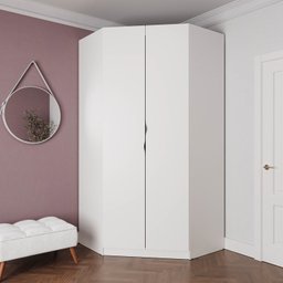 Guarda Roupa de Canto Closet Modular com 6 Prateleiras Hera Cabecasa Madeiramadeira - 2