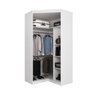 Guarda Roupa de Canto Closet Modular com 6 Prateleiras Hera CabeCasa MadeiraOriginals - 15