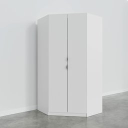 Guarda Roupa de Canto Closet Modular com 6 Prateleiras Hera Cabecasa Madeiramadeira - 9