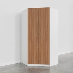 Guarda Roupa de Canto Closet Modular com 6 Prateleiras Hera Cabecasa Madeiramadeira - 9