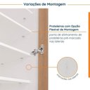 Ver imagem 5 de Guarda Roupa de Canto Closet Planejado com 6 Prateleiras Hera CabeCasa MadeiraOriginals