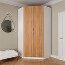 Ver imagem 2 de Guarda Roupa de Canto Closet Modular com 6 Prateleiras Hera CabeCasa MadeiraOriginals