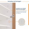 Guarda Roupa de Canto Closet Modular com 6 Prateleiras Hera CabeCasa MadeiraMadeira - 6