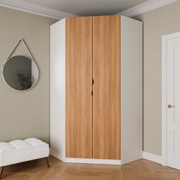 Guarda Roupa de Canto Closet Modular com 6 Prateleiras Hera CabeCasa MadeiraMadeira - 2
