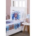 Ver imagem 2 de Colcha Cobre Leito Solteiro Infantil Menina Personagens de Desenho Animado + Capa de Almofada:elsa