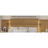Cabeceira para Cama de Casal Extensível Casal / Queen / King com 2 mesa de Cabeceira 100% MDF Granada - 4