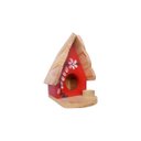Ver imagem 3 de Mini Chalé de Passarinho Feito de Madeira para Decoração Casa -Decoração