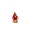 Ver imagem 4 de Mini Chalé de Passarinho Feito de Madeira para Decoração Casa -Decoração