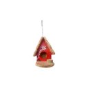 Ver imagem 1 de Mini Chalé de Passarinho Feito de Madeira para Decoração Casa -Decoração