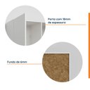 Ver imagem 6 de Módulo Planejado Ponte para Guarda Roupa 3 Portas Hera CabeCasa MadeiraOriginals Madeiramadeira Branco/Algodão