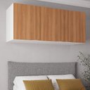 Ver imagem 1 de Ponte Planejada 3 Portas Hera CabeCasa MadeiraOriginals Branco/Algodão/Louro