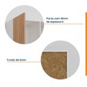 Ver imagem 7 de Ponte Planejada 3 Portas Hera CabeCasa MadeiraOriginals Branco/Algodão/Louro