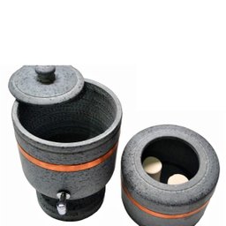 Filtro de Água Pedra de Sabão Torneira e Vela Completo 10L Industria São Jose - 2 Filtro de Água Pedra de Sabão Torneira e Vela Completo 10L Industria São Jose - 2