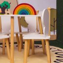 Ver imagem 3 de Cadeira Infantil Hora de Brincar Branco/Marrom